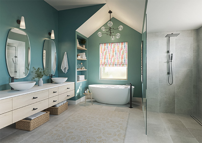 Santa Maria, Carnival - Twist&Fit Roman Blind - Image 6